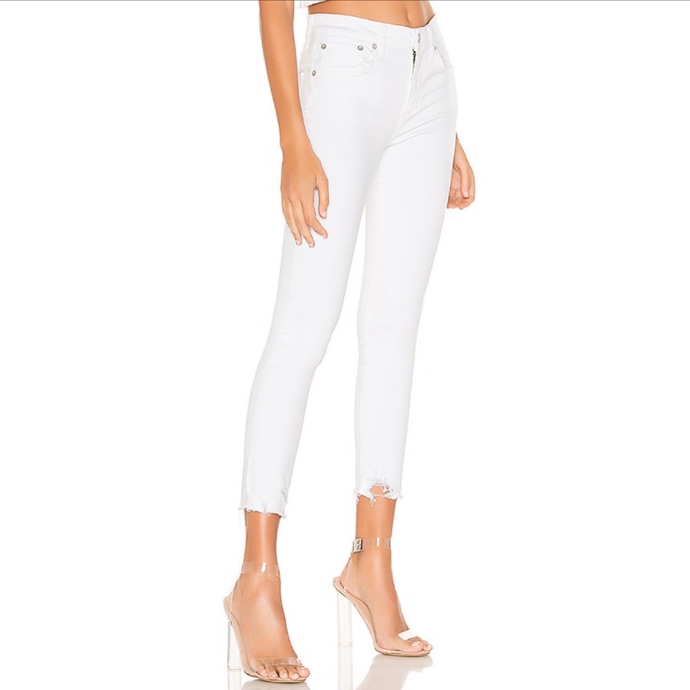 AGOLDE Sophie High Rise Skinny Crop in Sanction 24 NWOT
